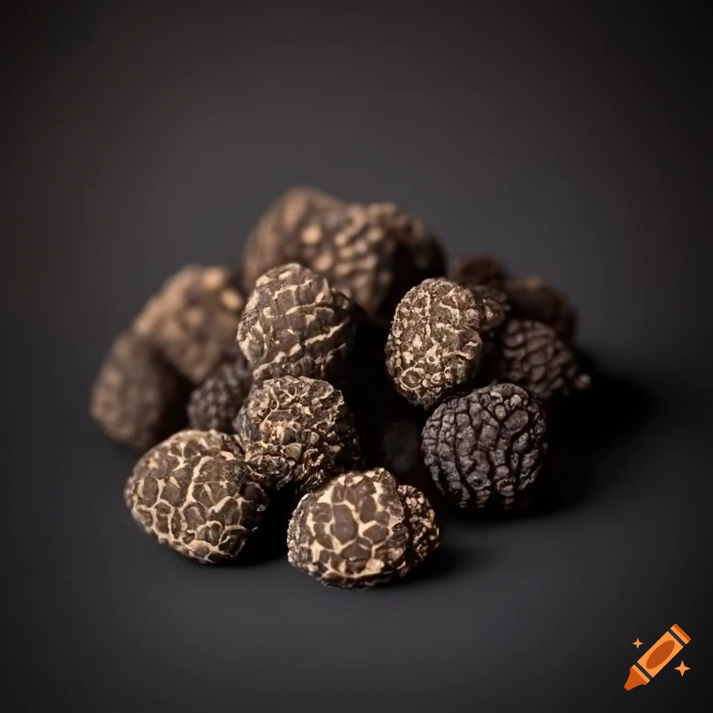 Fresh black truffle aestivum on Craiyon