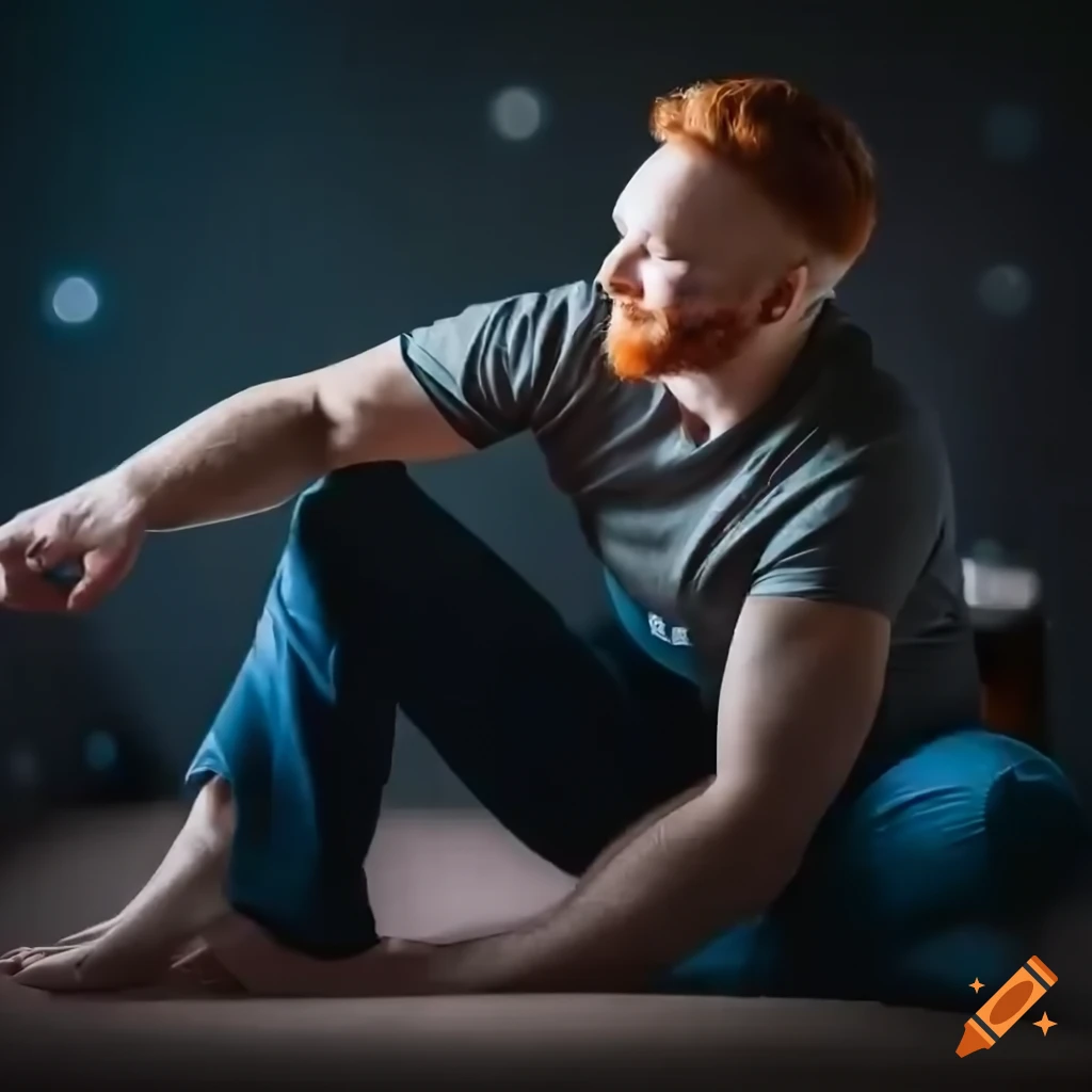 man getting a foot massage