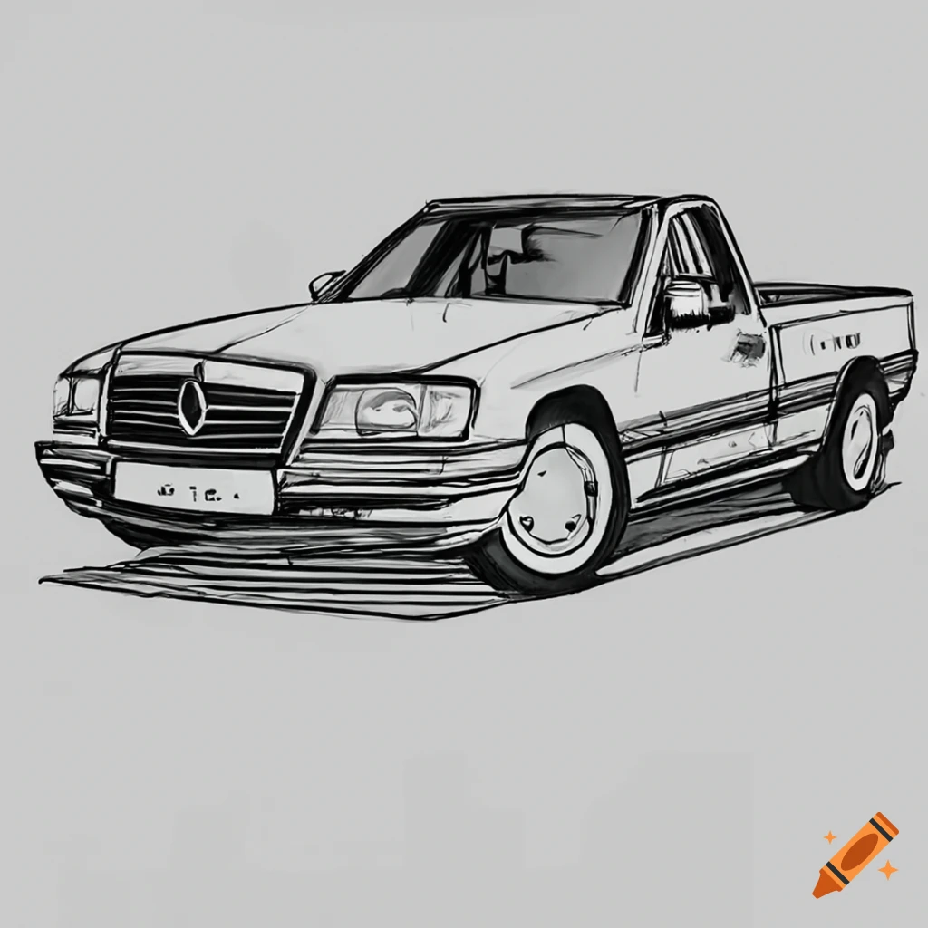 Mercedes-Benz W123 Coupe - 2D drawing (blueprints) - 30086 - Model COPY -  English