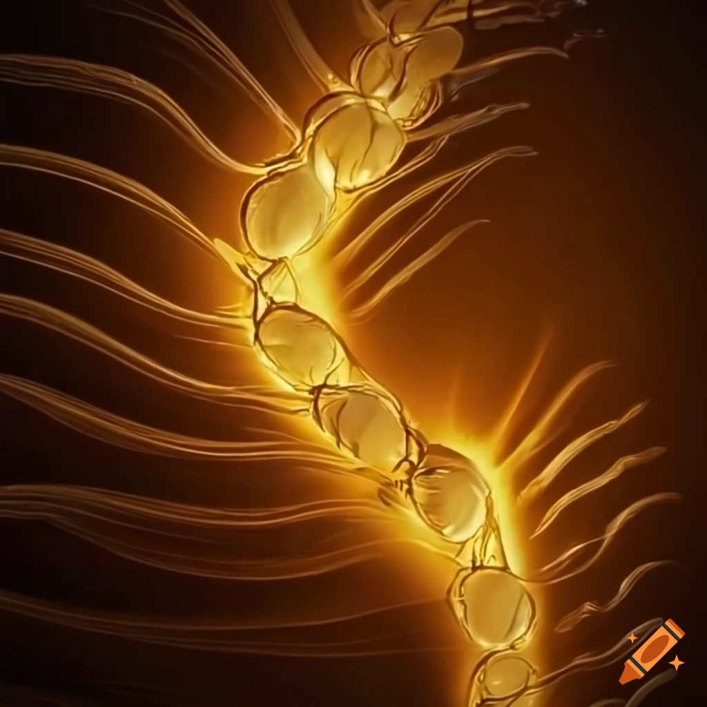 abstract golden light