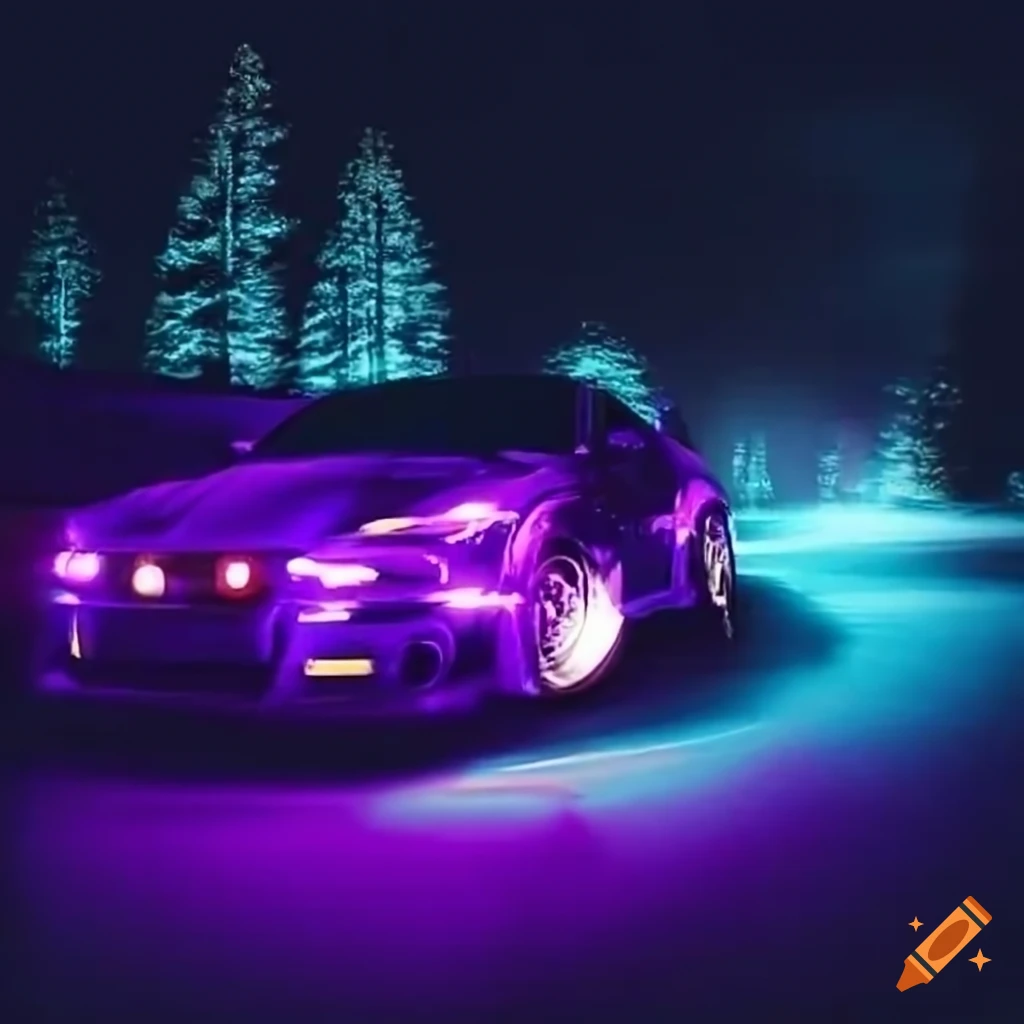 Drifting Car At A Car Club Event On Craiyon