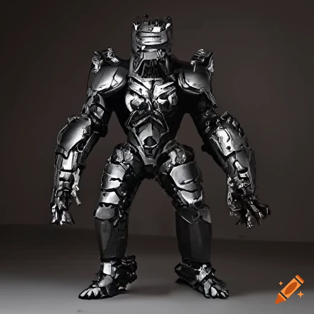 image of a turtle kaiju in futuristic armor