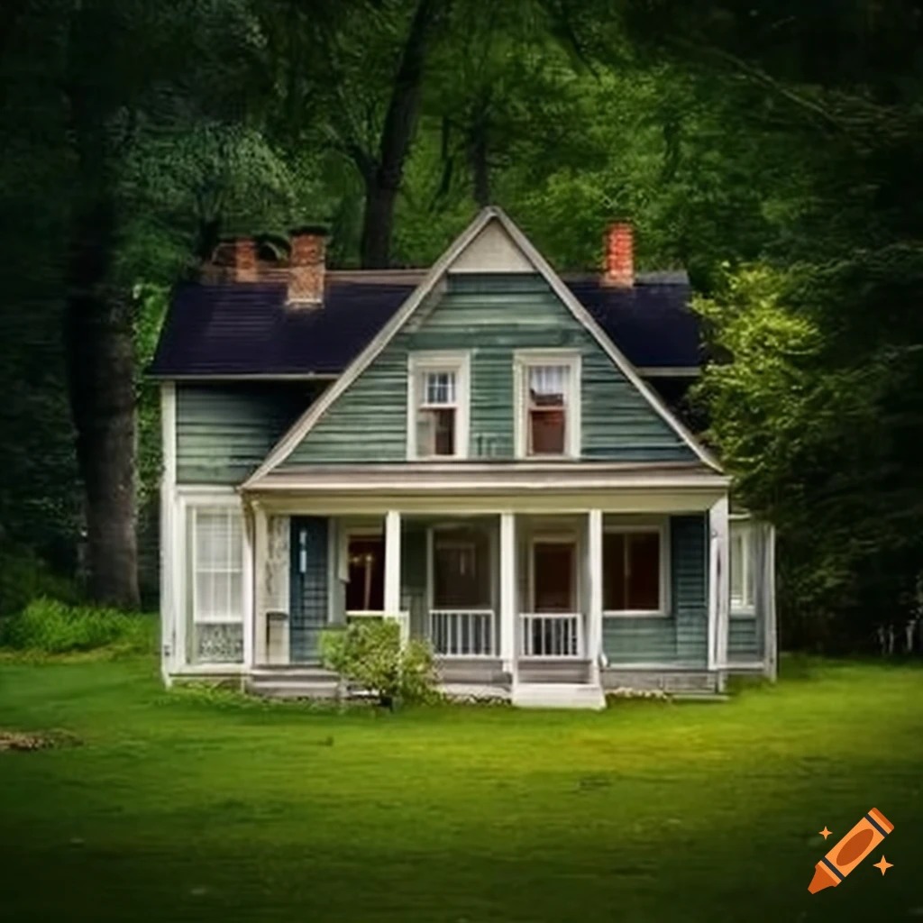 Realistic picture of a dream house on Craiyon