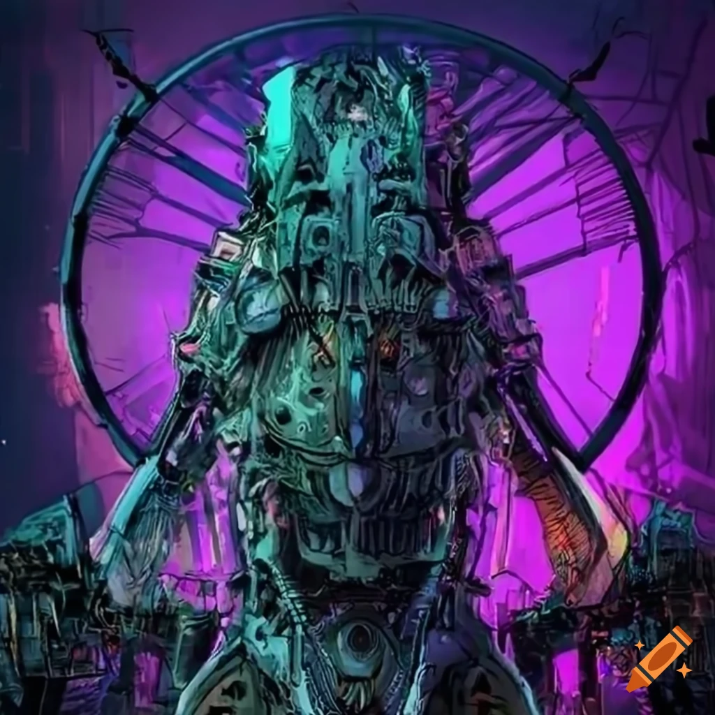 Cyberpunk wave artwork