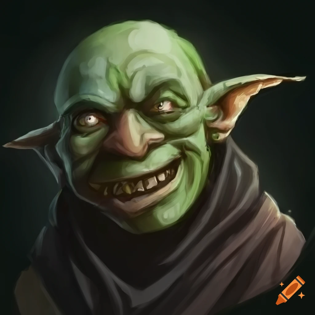 illustration of a sneaky goblin thief