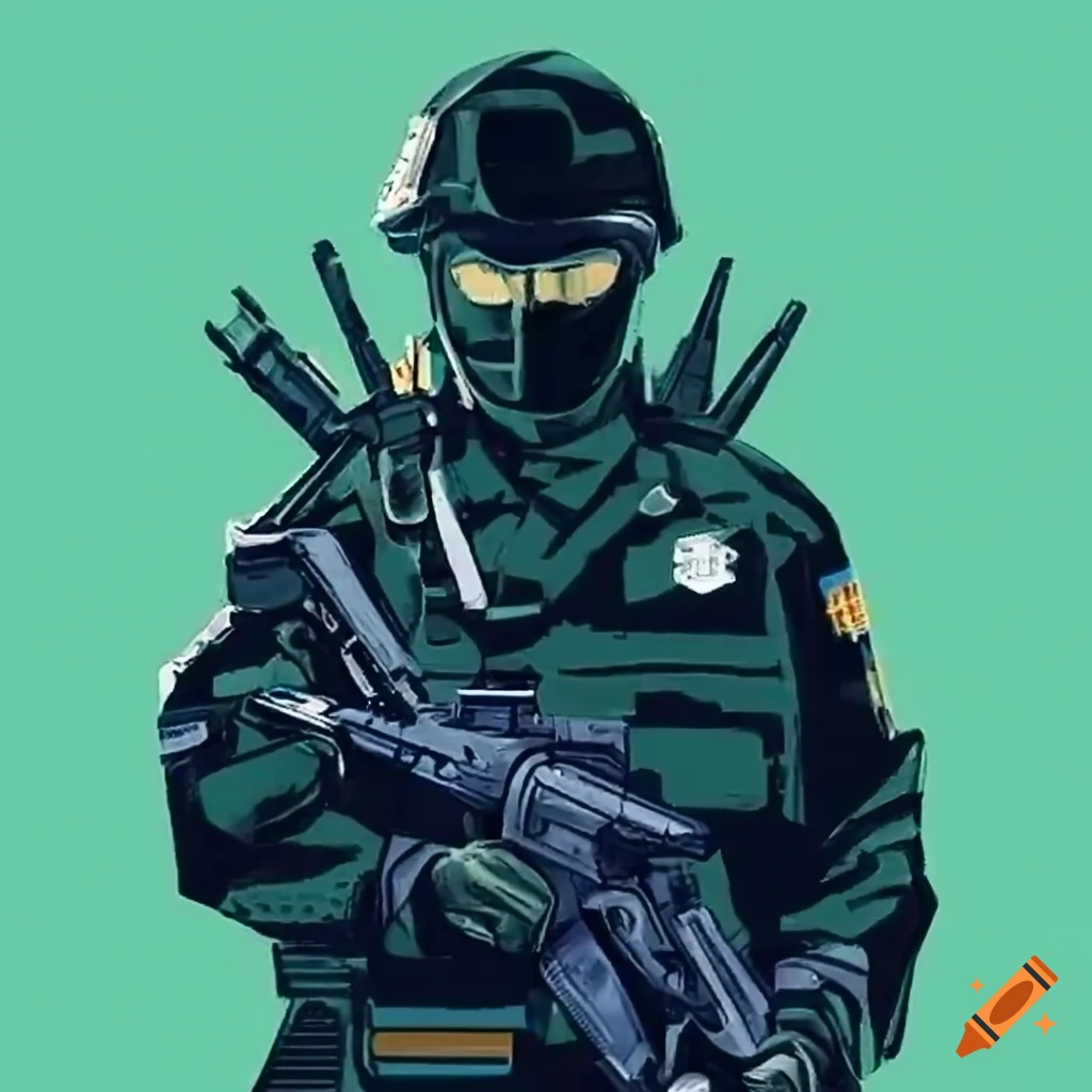 image of Russian tactical police