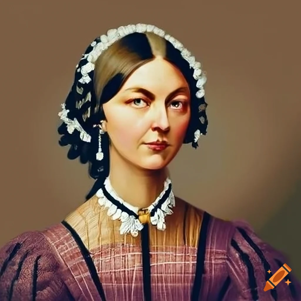 Portrait Of Florence Nightingale On Craiyon