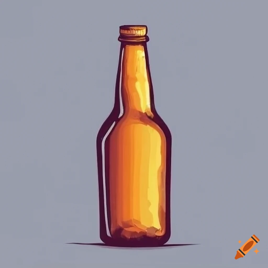 Beer bottle on Craiyon