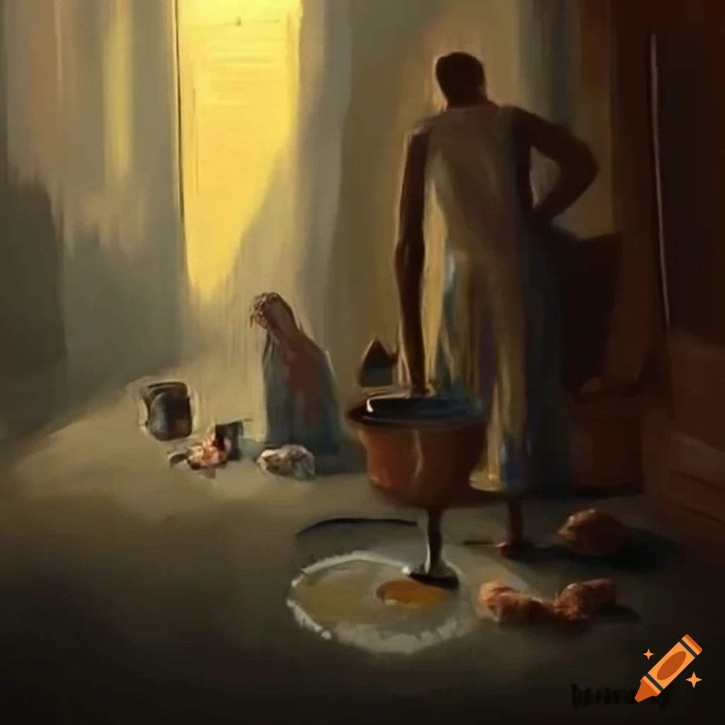 hygiene reminder in a dystopian setting