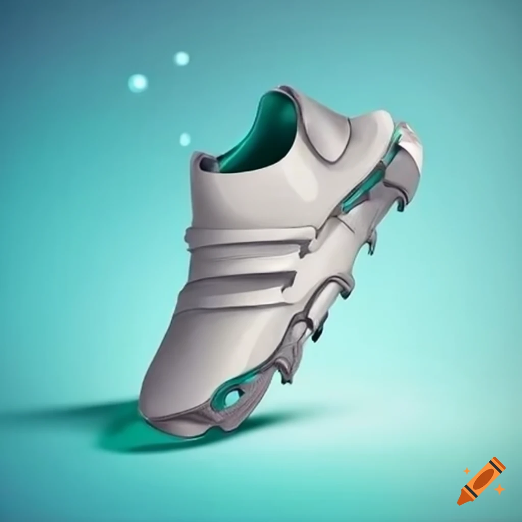 Innovative shoe with weather-tracking technology on Craiyon