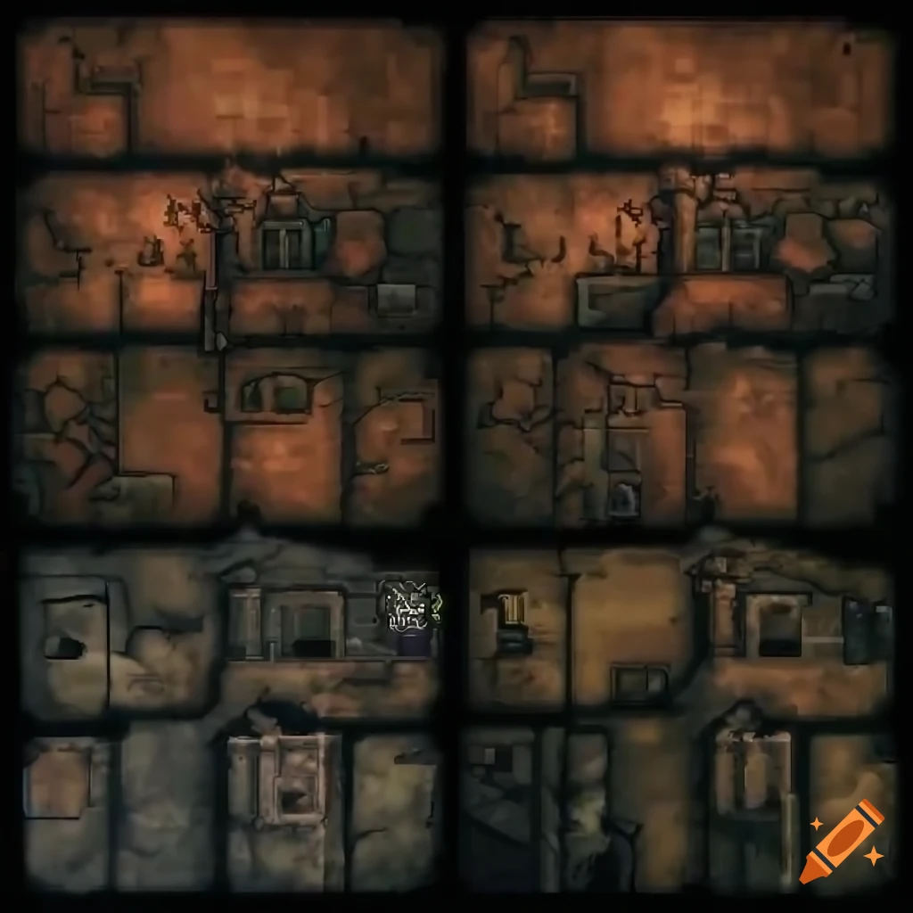 top-down detailed tile texture for game design