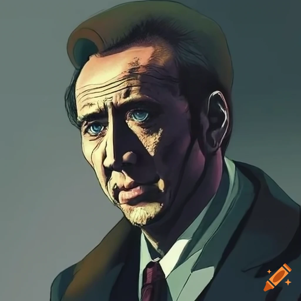image of Nicolas Cage as a noir detective