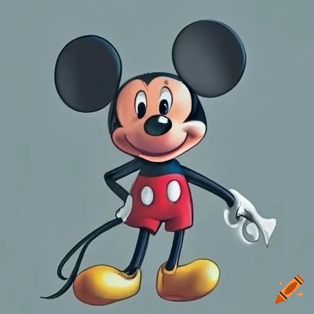 Mickey mouse cartoon character