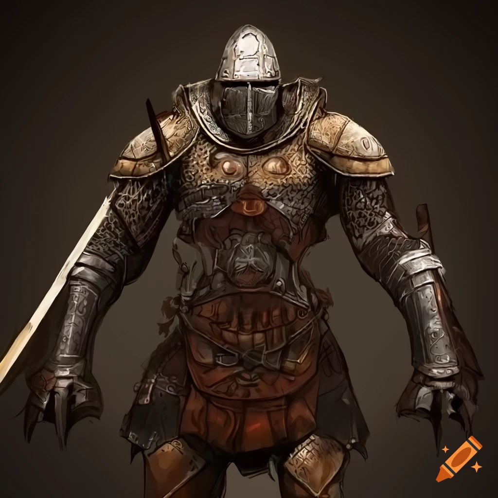 medieval style ABC warrior