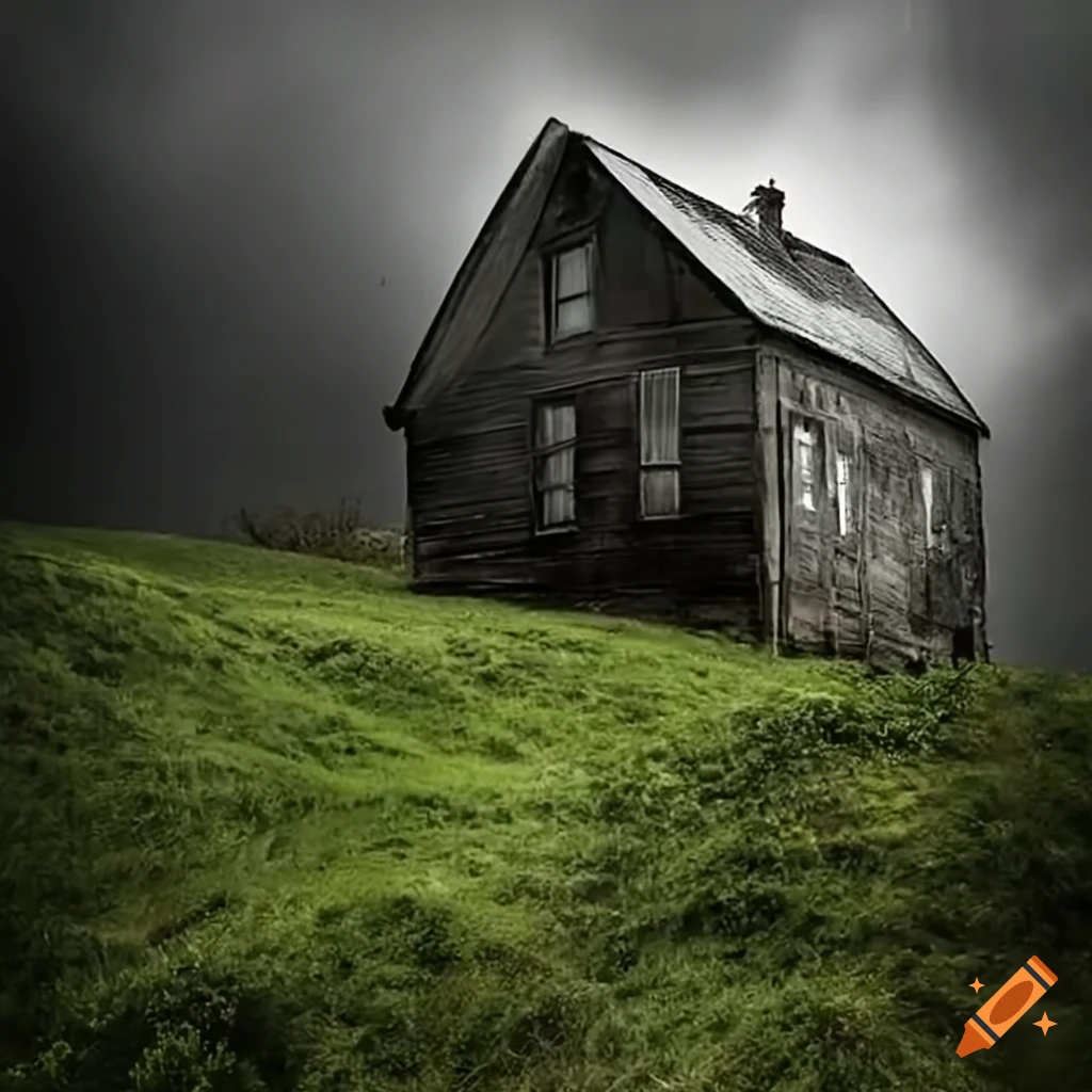 old house on a hill