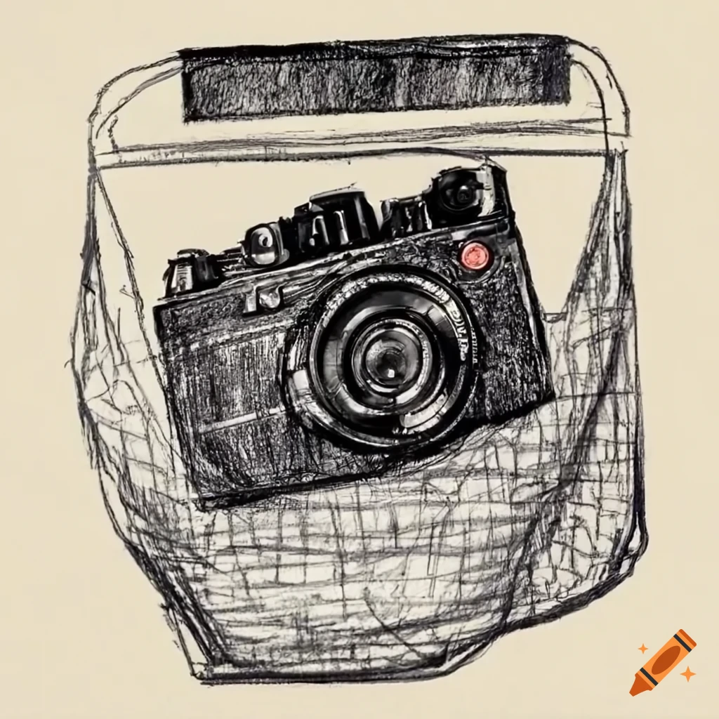 Leica camera in a shopping bag