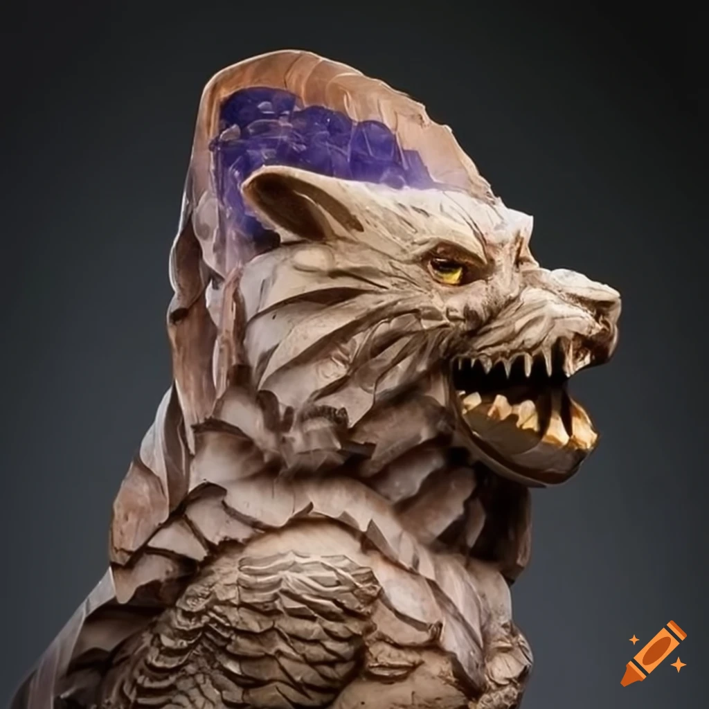 sapphire carved moth werewolf