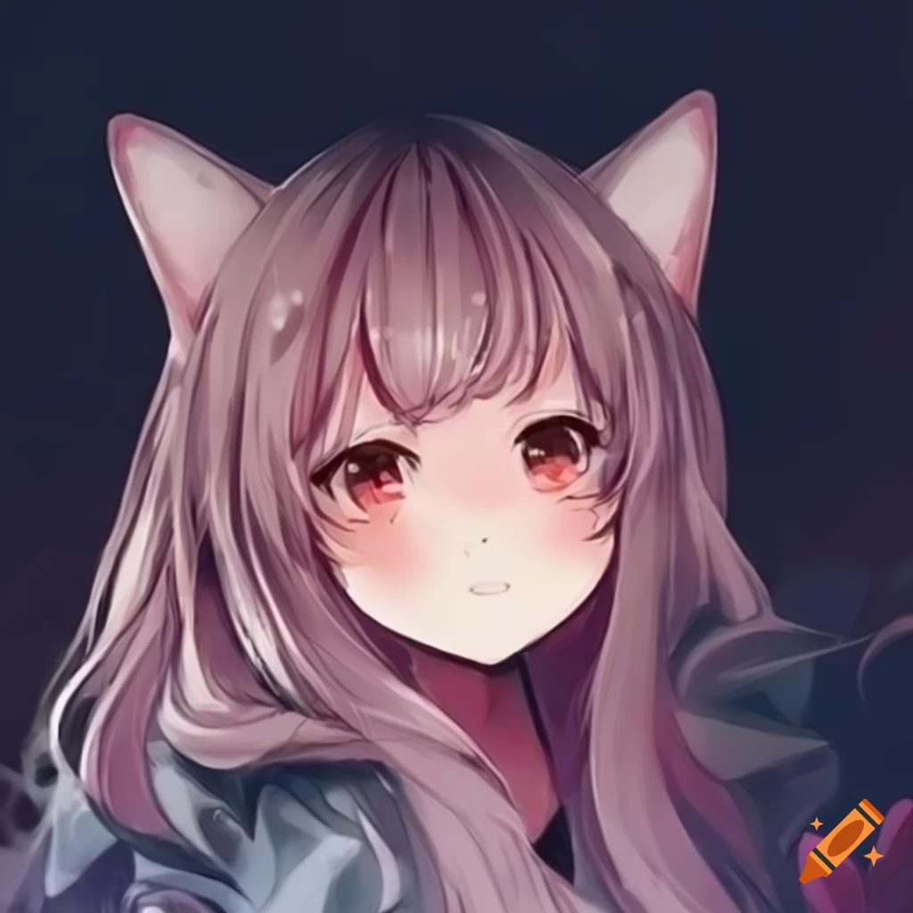 Cute cat girl profile picture