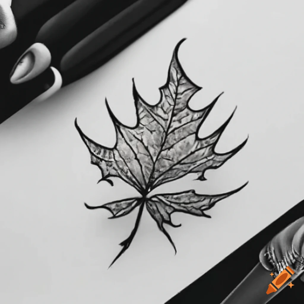 Buy Small Leaf Tattoo Online In India - Etsy India