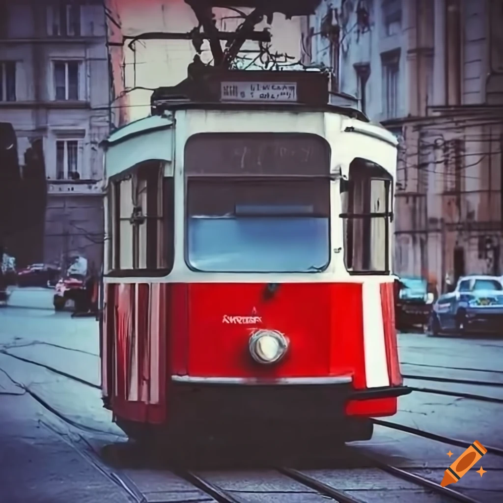 Tramvaj tatra t3 in london on craiyon