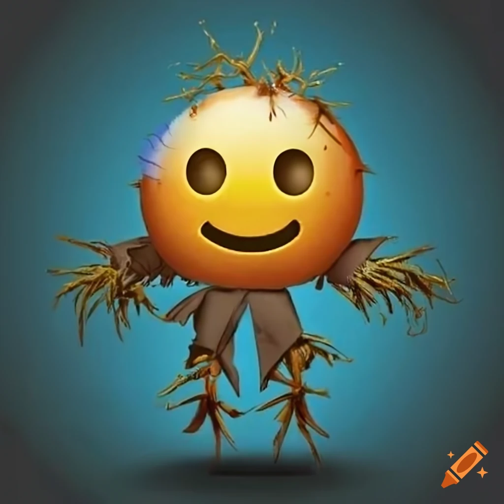 scarecrow emoji face