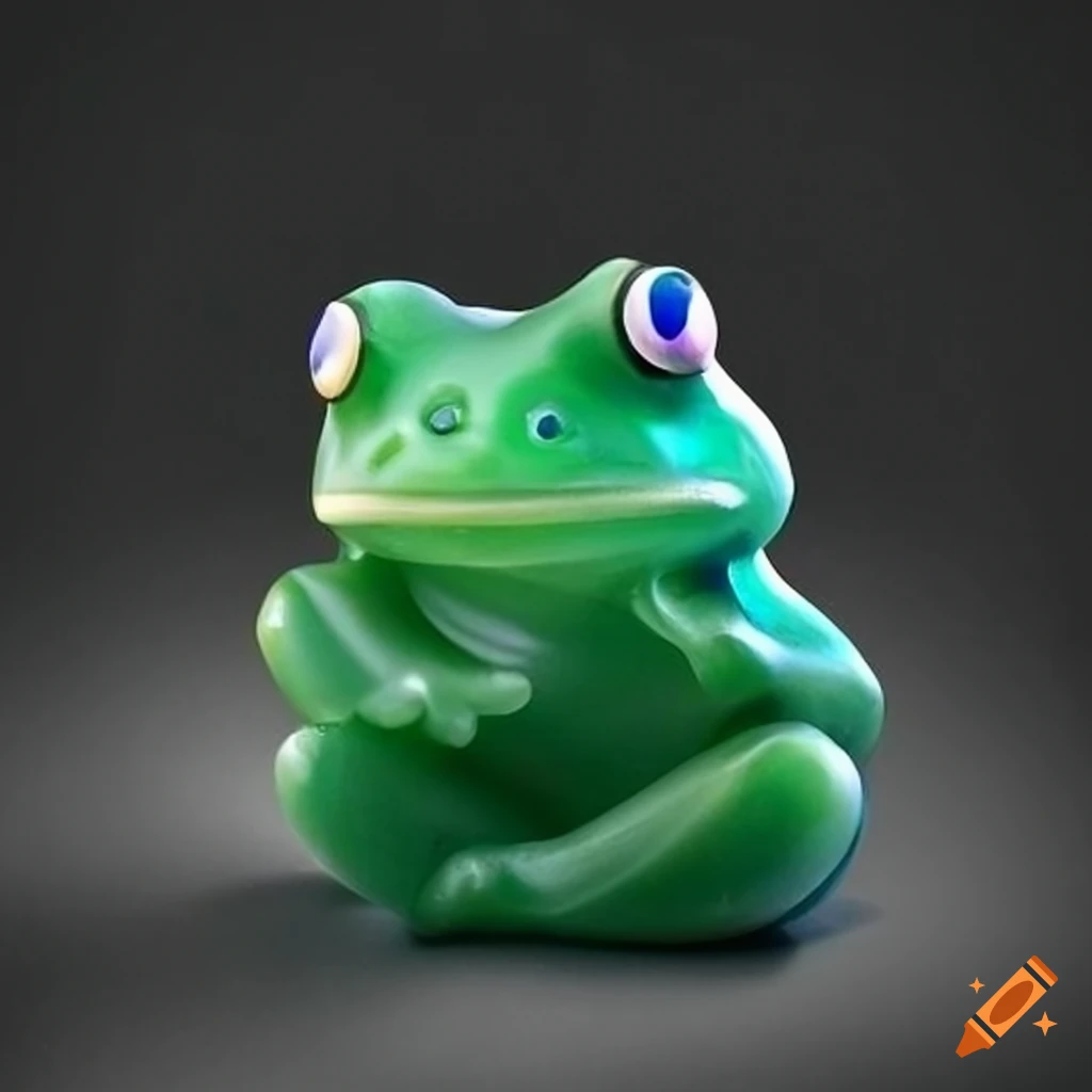 jade frog figurine