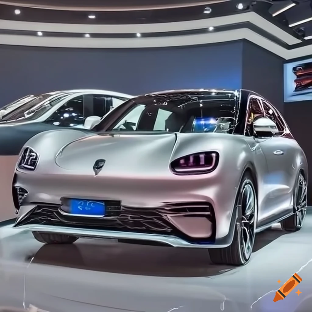 silver Ora Lightning Cat Panamera-styled Compact Executive Sedan at Seoul Motor Show