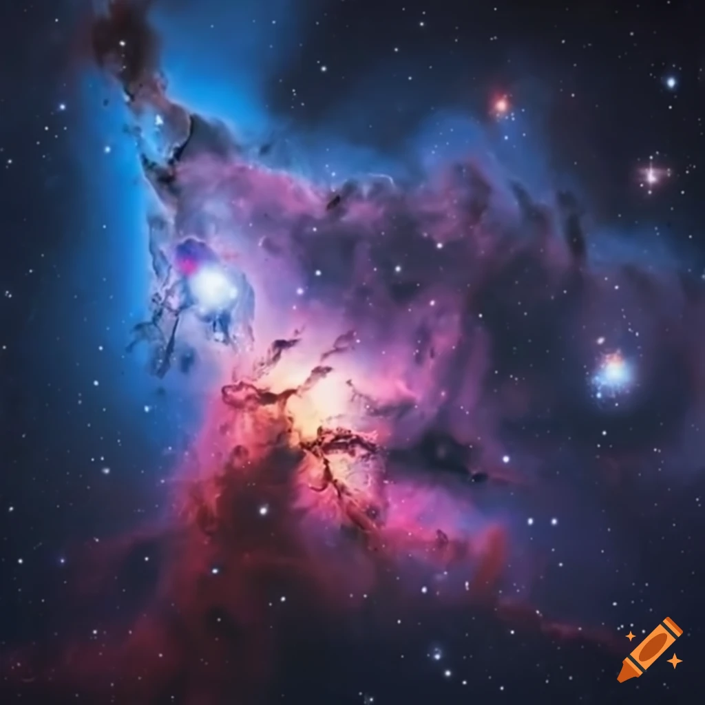 nebula galaxy in deep space