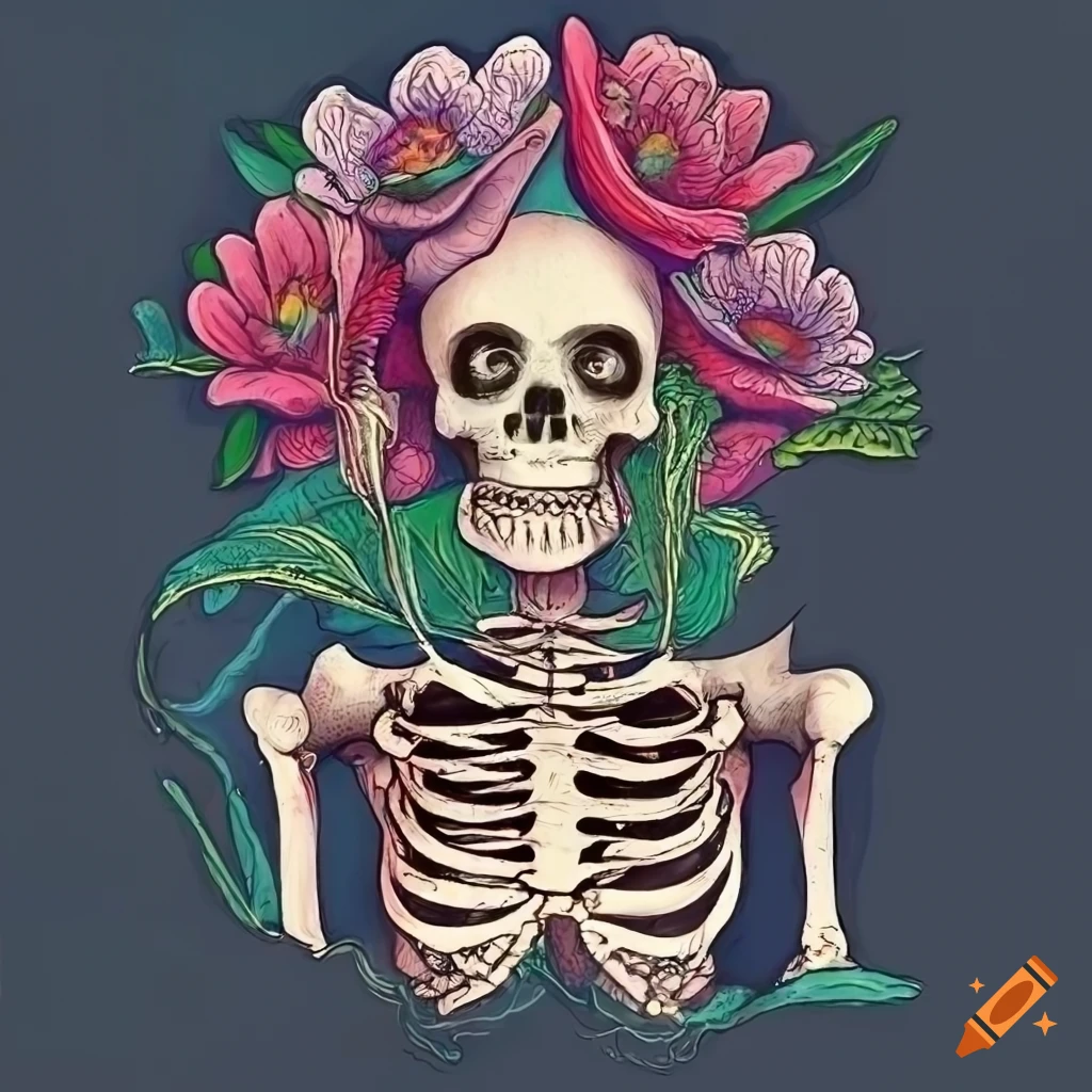I would die happy - Skeleton drawings | PeakD