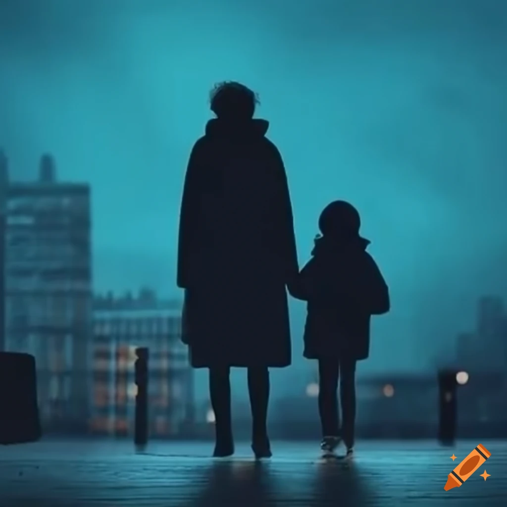 image of families sadly leaving their apartments