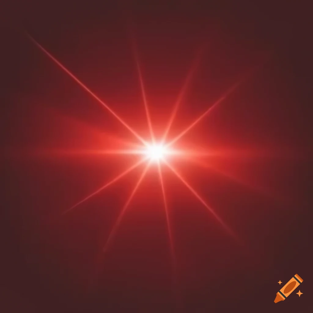 red lens flare template in high resolution