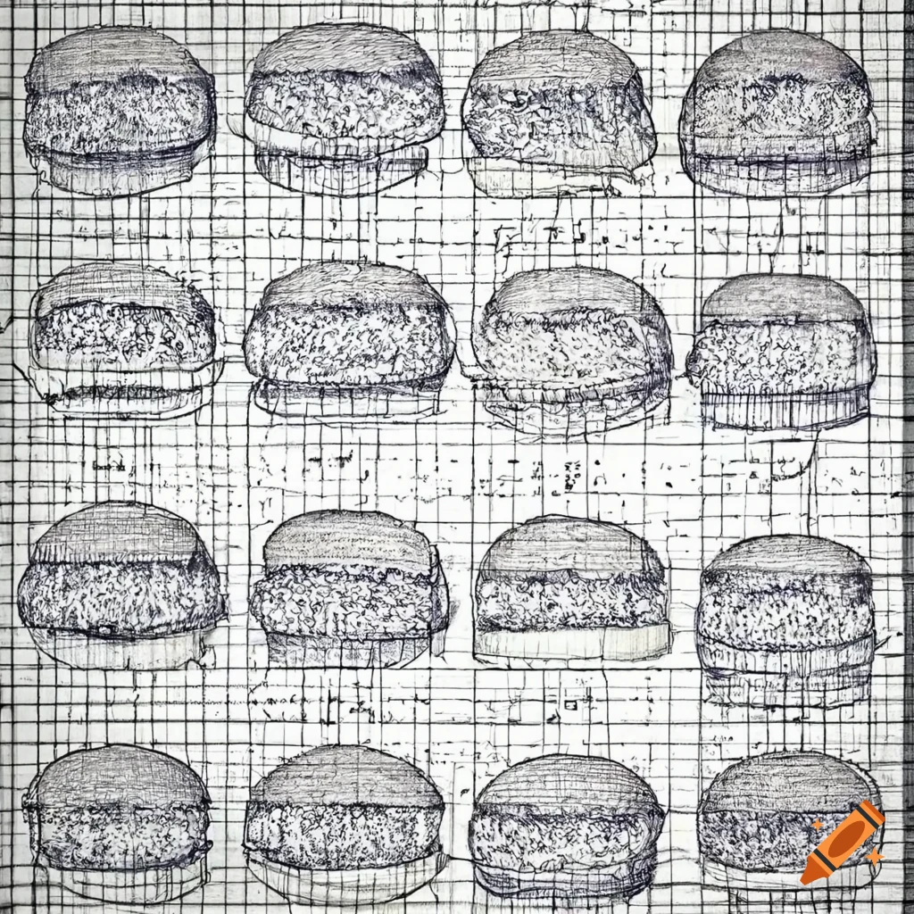 One continuous line drawing of a Burger. Food illustration in simple linear  style. Food design concept vector illustration 24083244 Vector Art at  Vecteezy