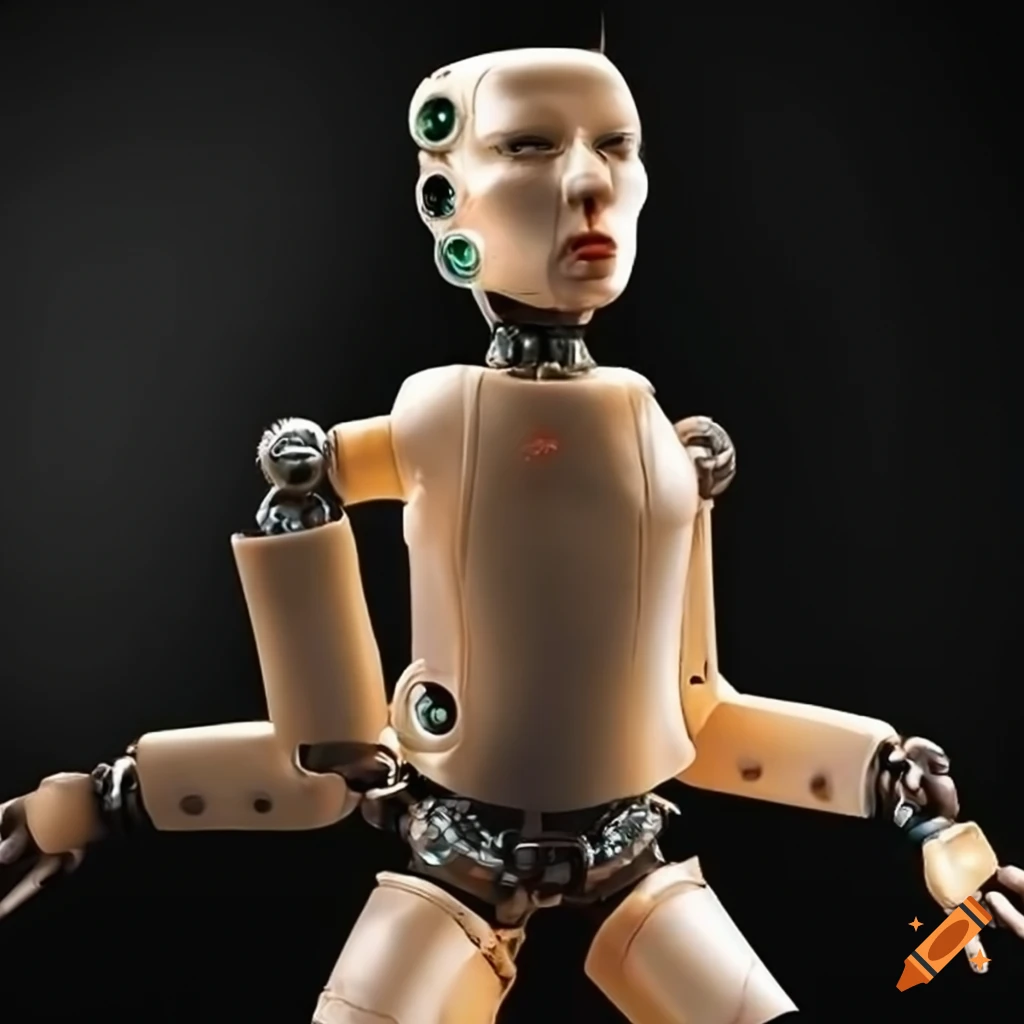 human-shaped toy robots