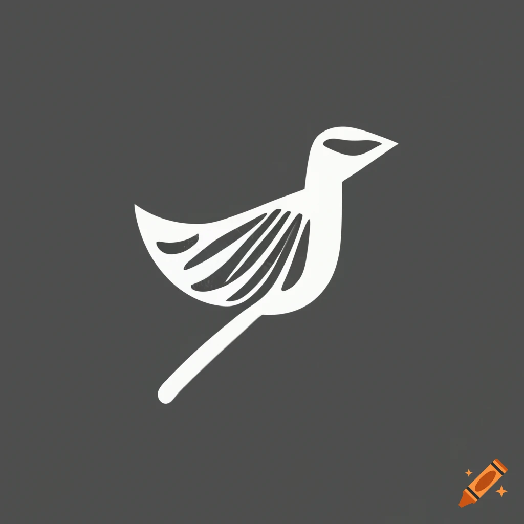 minimalistic-black-and-white-glyph-of-a-bird-on-craiyon