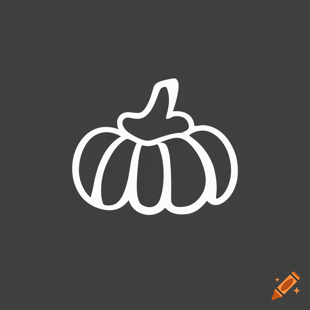 minimalistic-glyph-of-a-pumpkin-on-craiyon