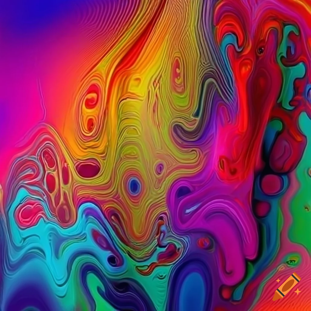 Abstract colorful art