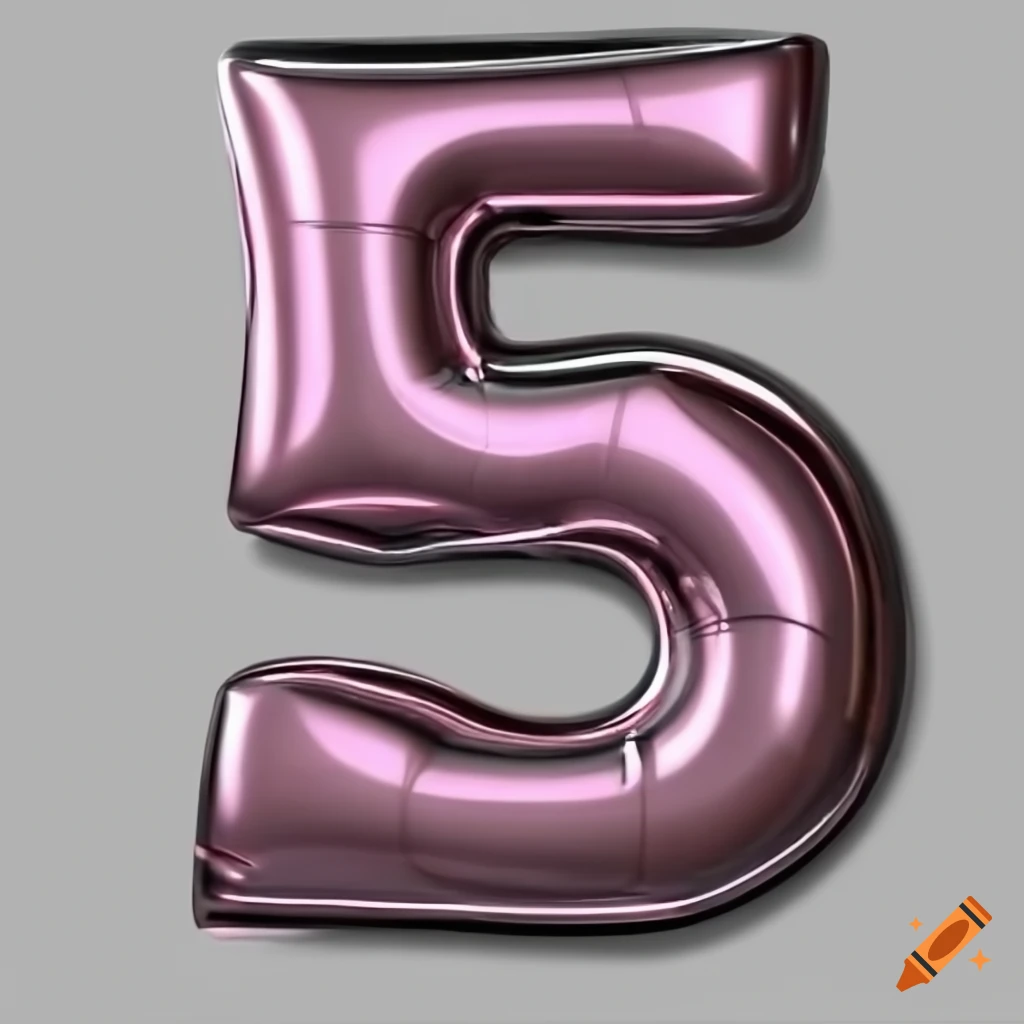 3d balloon letter e on craiyon