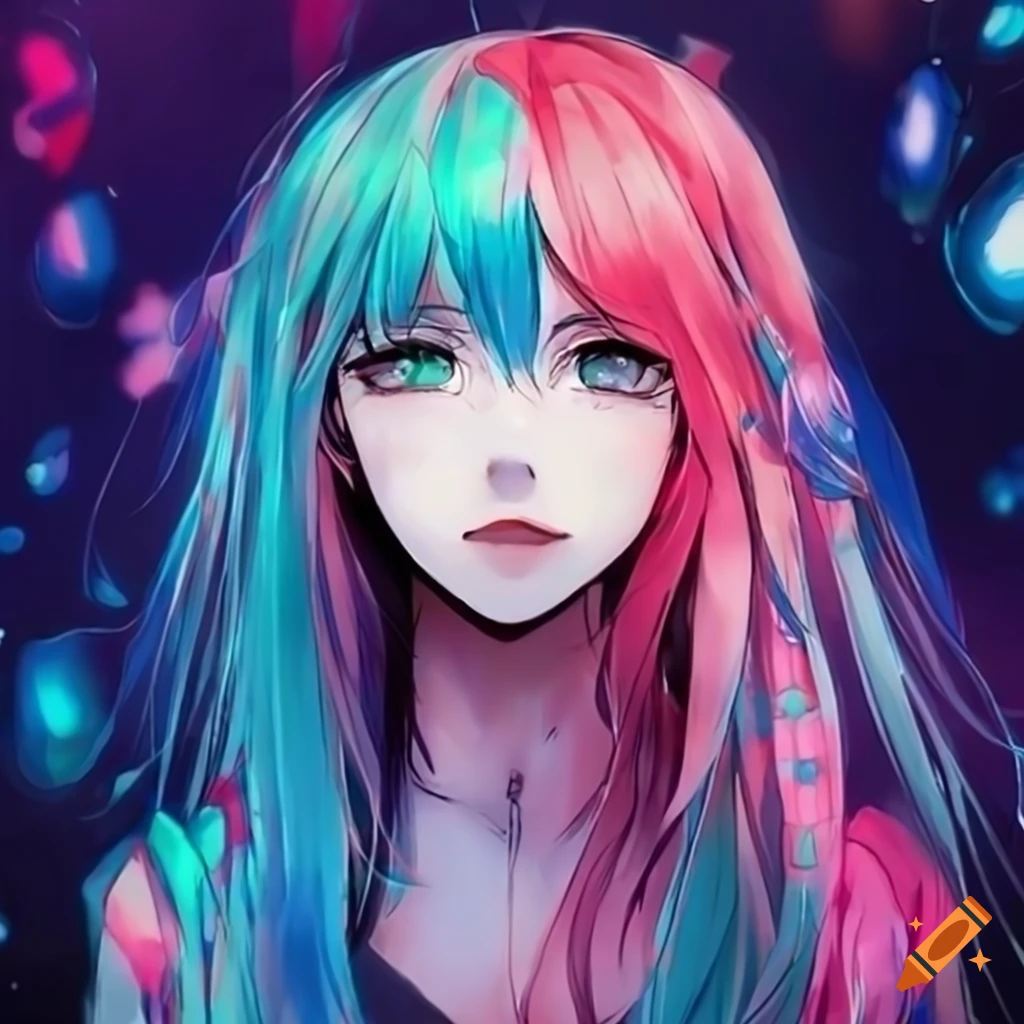 Innocent and Vibrant Anime Girl | Artgerm Inspired Digital Fantasy Painting  | AI Art Generator | Easy-Peasy.AI