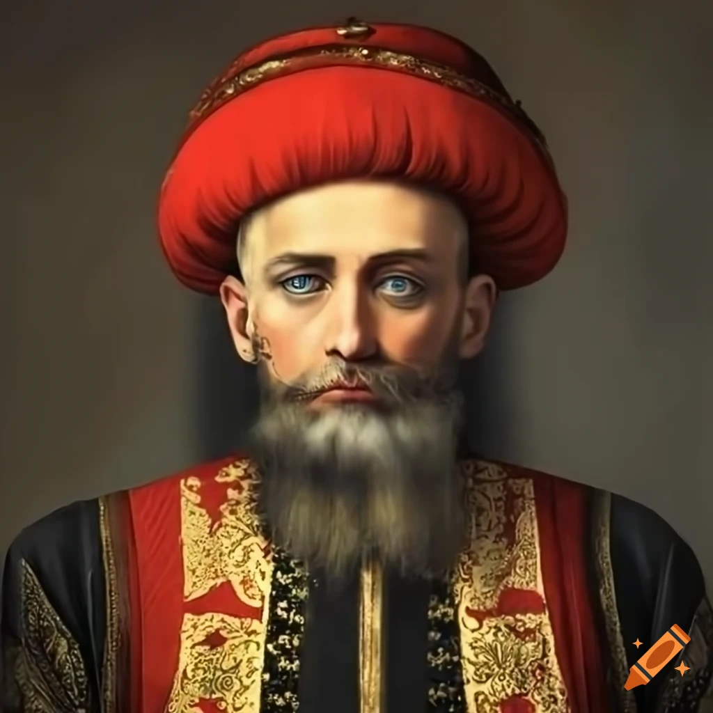 Portrait Of A Person In Ottoman Traditional Outfit On Craiyon