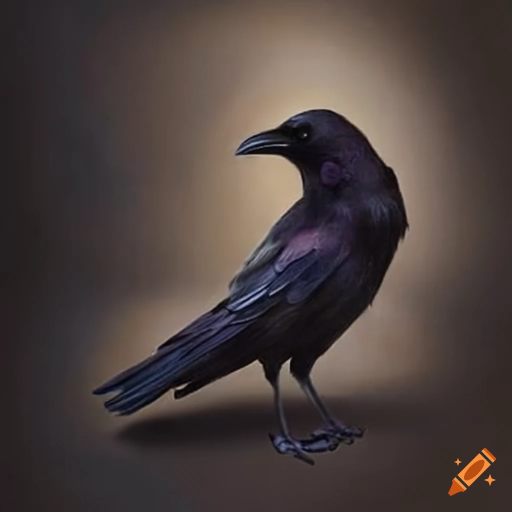 dadaism artwork featuring a crow