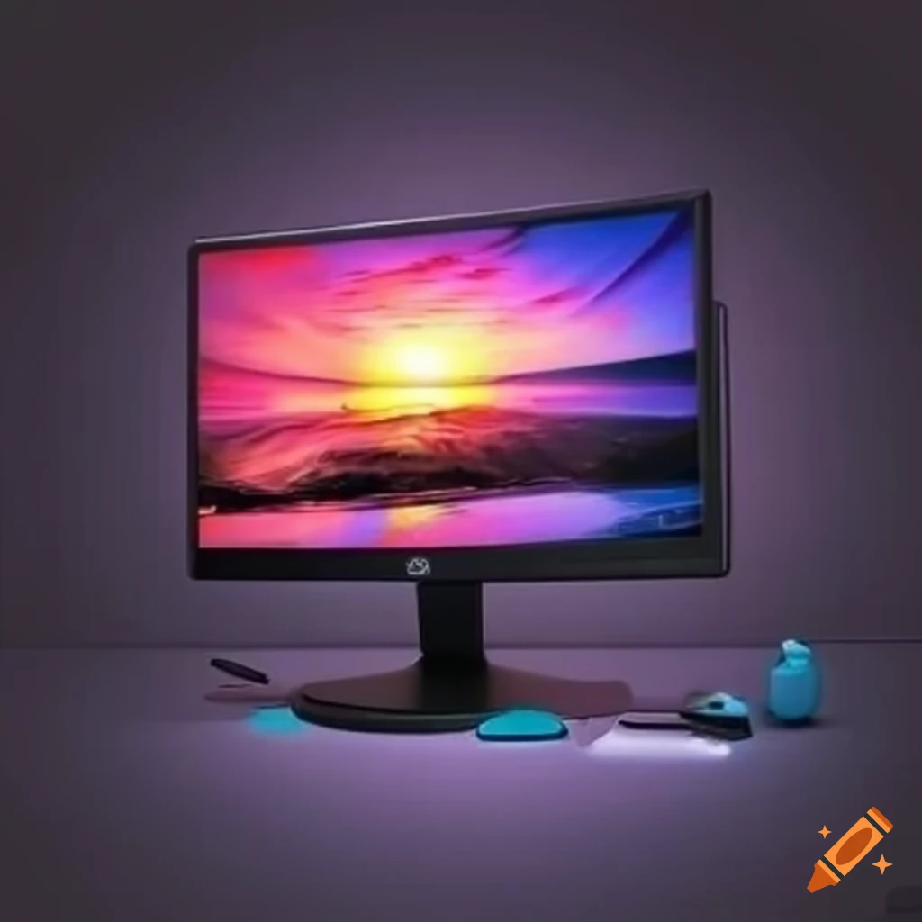 Computer Monitor On Craiyon