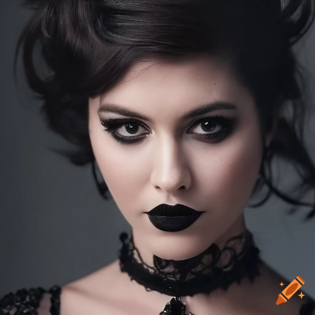 portrait of Mary Elizabeth Winstead in gothic clothing