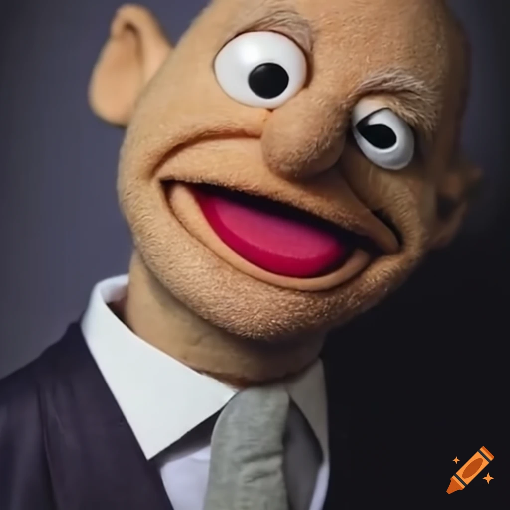 Muppet Puppet of Olaf Scholz