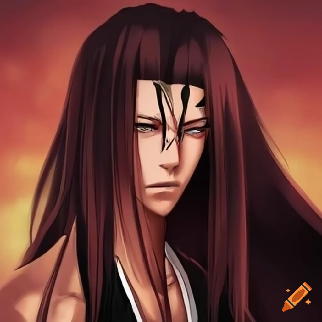 Brownhaired character inspired by bleach on Craiyon