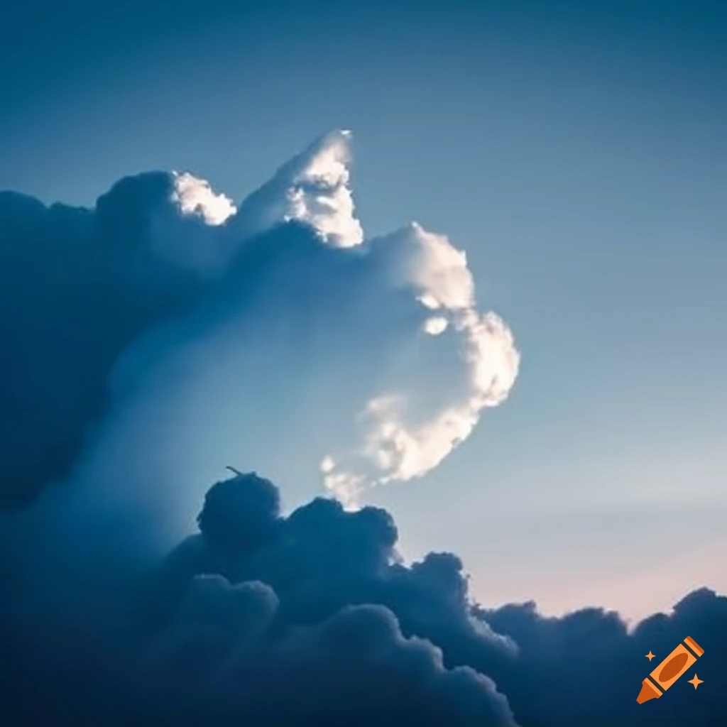 white clouds in the sky