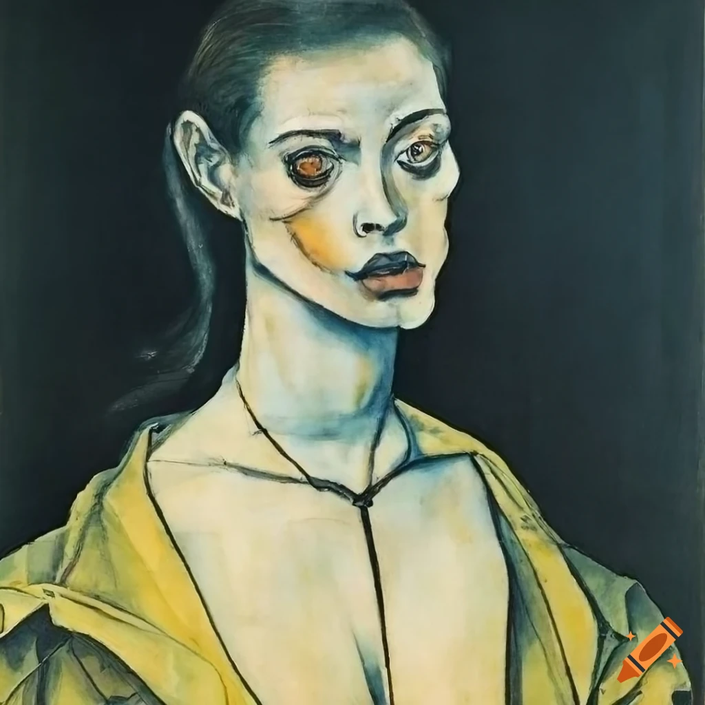 Portrait of a woman with captivating gaze