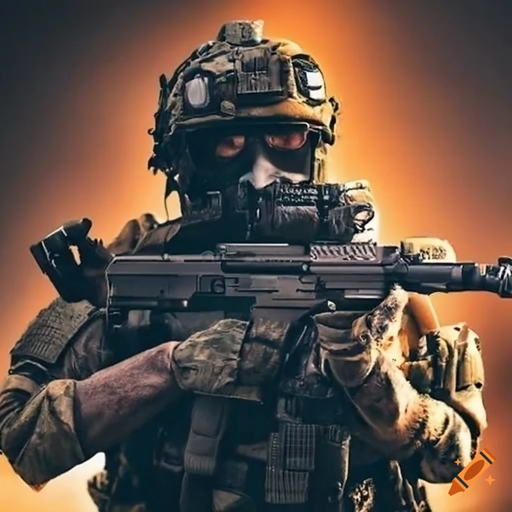 cat in military uniform in a battlefield