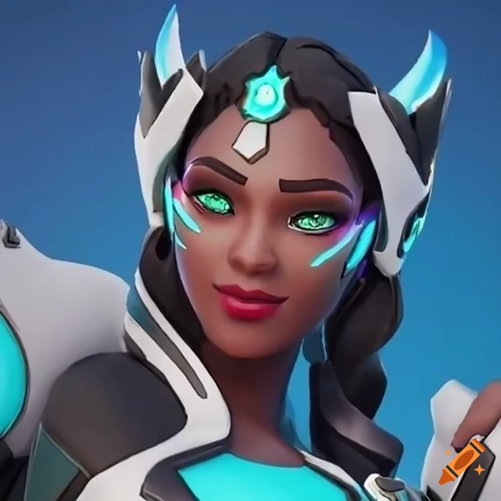 crossover of Symmetra from Overwatch 2 in Fortnite