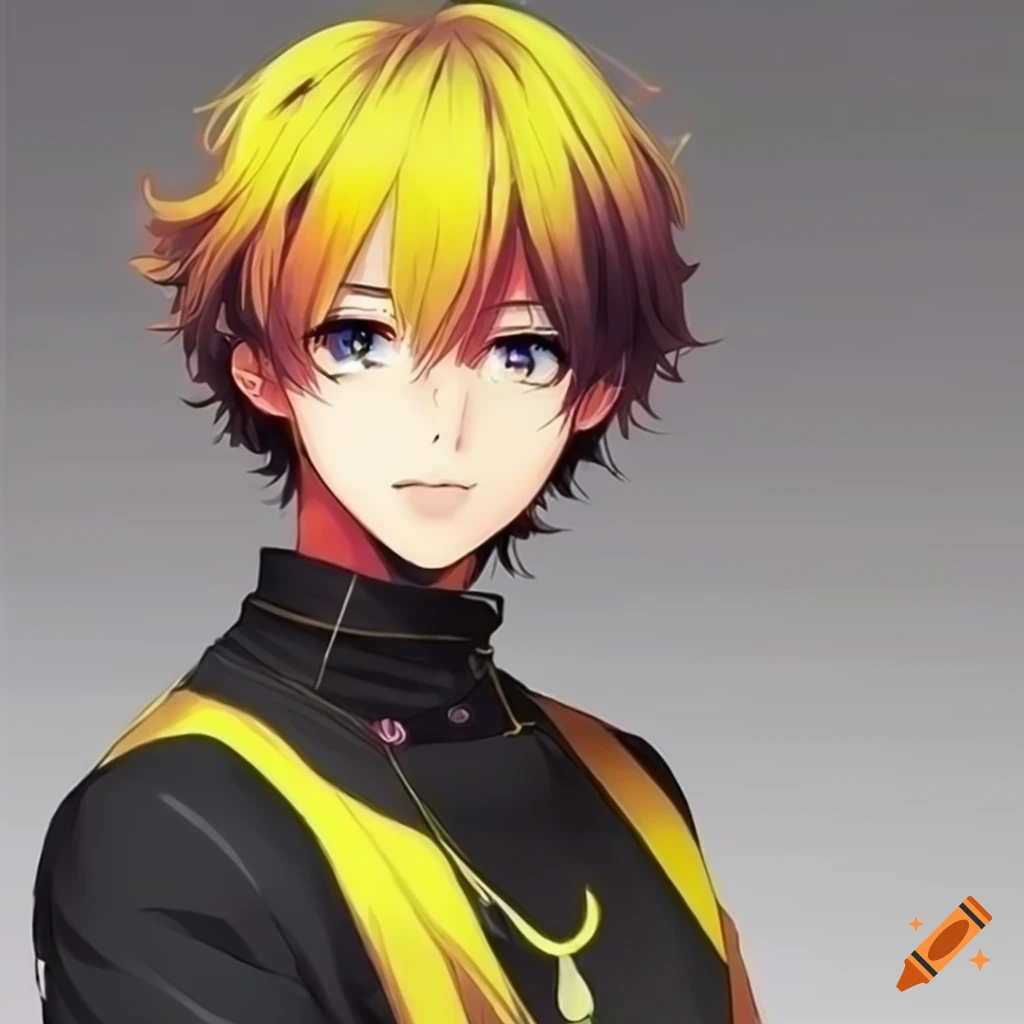 Yellow anime character