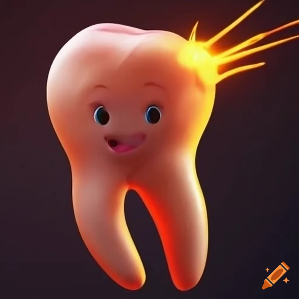 illustration of tooth eruption in children